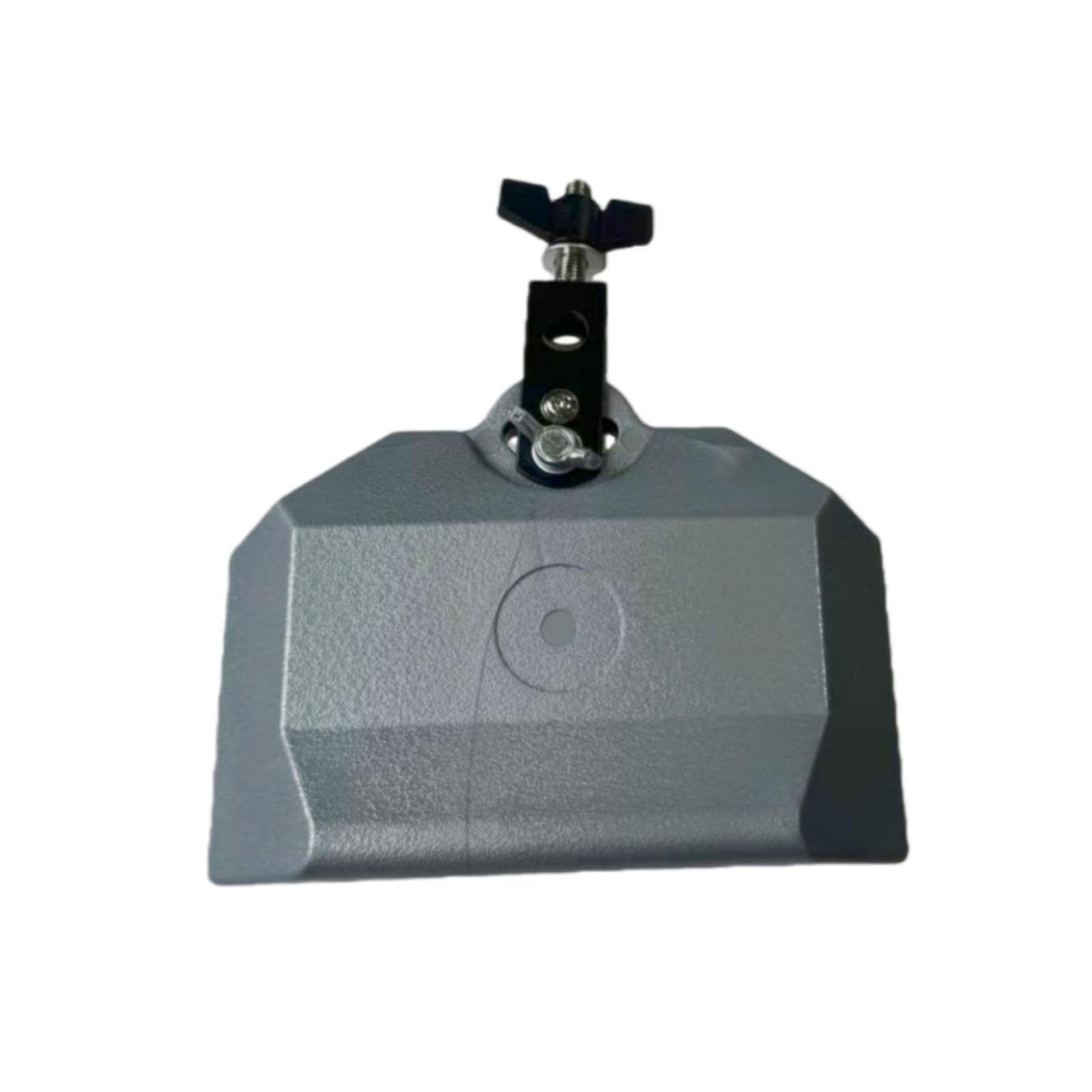 Juego de 3 Cencerros con Clip para Tambores, Soporte para Instrumentos de Percusión Latina, Hecho de Metal Resistente para Bateristas, Ideal, Gris