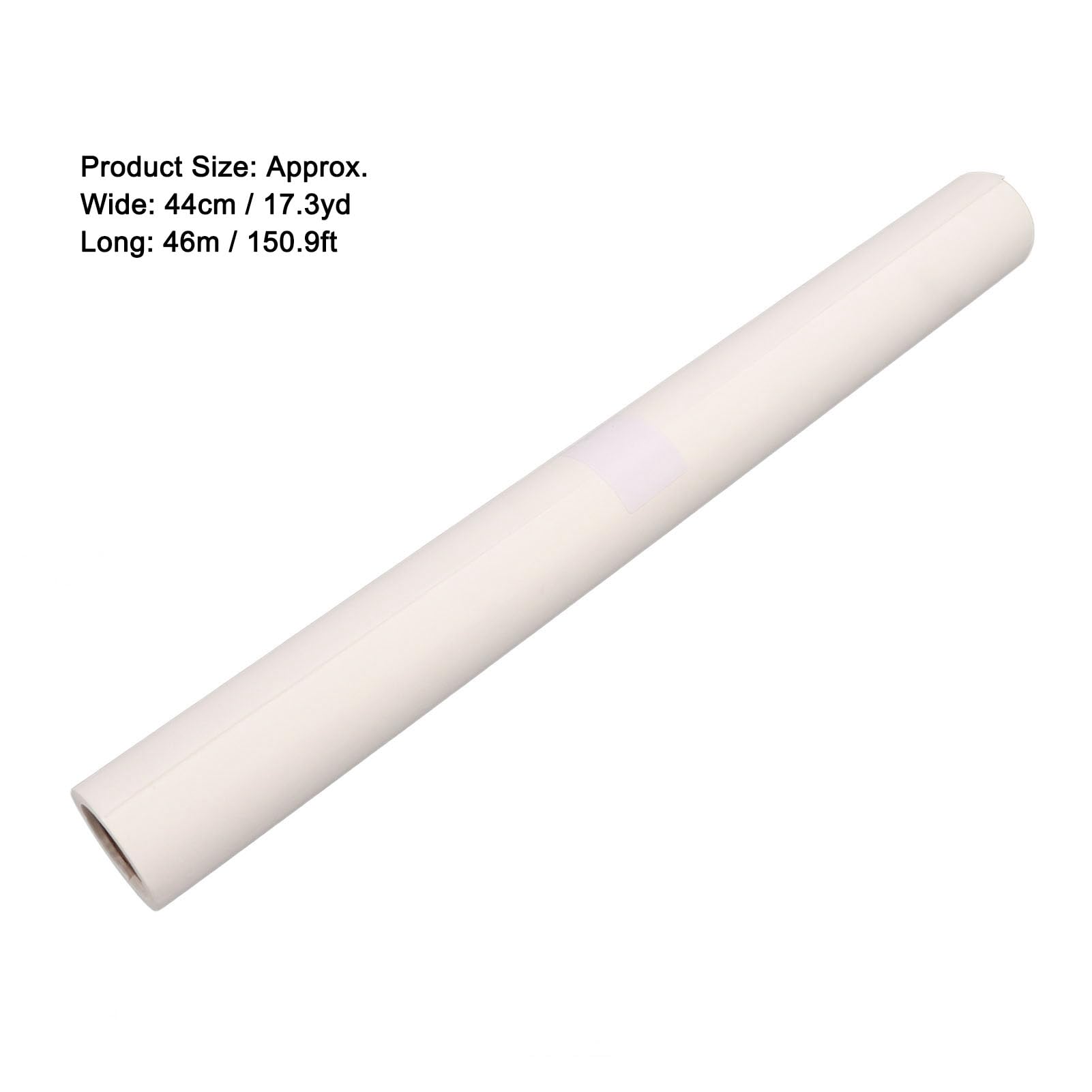 Szeroka rolka kalki technicznej Biały papier o wysokiej przezroczystości ze wzorami do szycia Papier krawiecki Przezroczysty absorpcja atramentu do szycia kreślarskiego 46m (46)