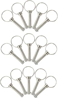 Toddmomy 15 pcs Ring pin sling hook Stainless Steel Boats Accessories Marine Quick Release Pin Locking Pin Carbon Steel Quick Release Pin Quick Release Pin for Shipbuilding cable thimble
