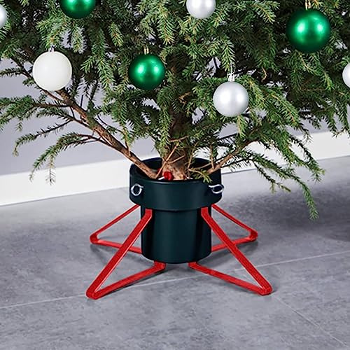 Soporte para árbol de Navidad estable que evita caídas en tu decoración navideña 2