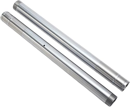 Tubos de horquilla de suspensión de freno delantero cromado de 1.614 in para Kawasaki H2 H2R 2015-2021 Tubos de choque 2016 2017 2018 2019 2020