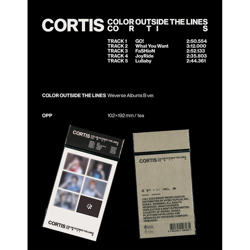 Amazon.com: CORTIS - THE 1ST EP [COLOR OUTSIDE THE LINES] (WEVERSE