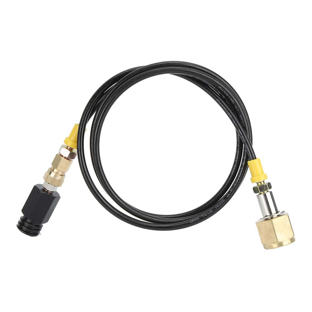 Black 1.5m CO2 Hose Kit, Rust Resistant Soda Hose, Reliable Soda Machine for SodaStream