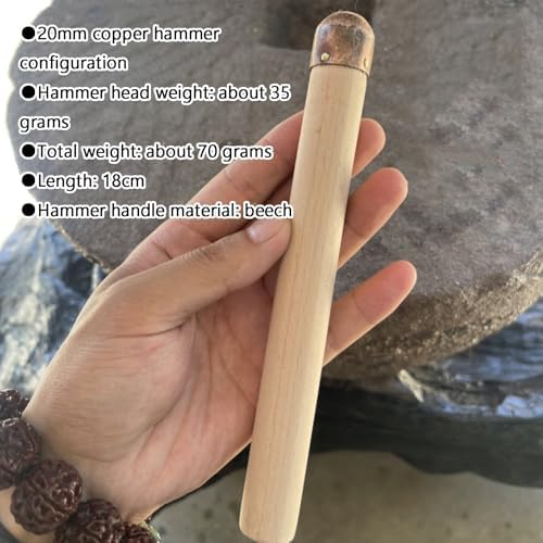 Kit di 12 Strumenti per La Lavorazione Dellossidiana, con Tampone in Pelle Bovina per La Scheggiatura, Ideale per Professionisti E Principianti, per La Lavorazione A Beechwood Handle