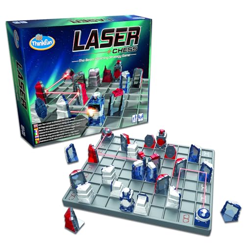 Image of Think Fun Laser Chess Two Player Strategy Game and STEM Toy for Boys and Girls Age 8 and Up - MENSA Award Winner Multicolor Multicolor