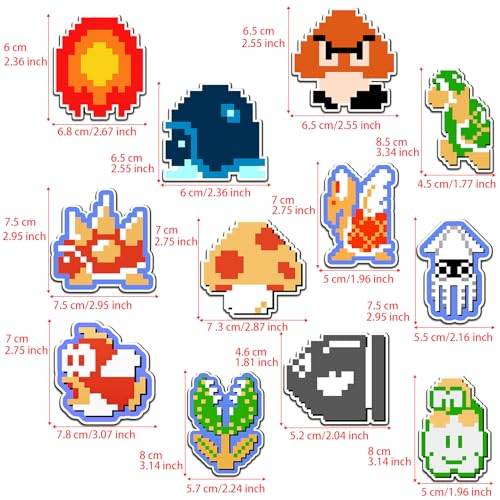 Imanes decorativos de pvc para frigorífico - 12 unidades miniatura 2