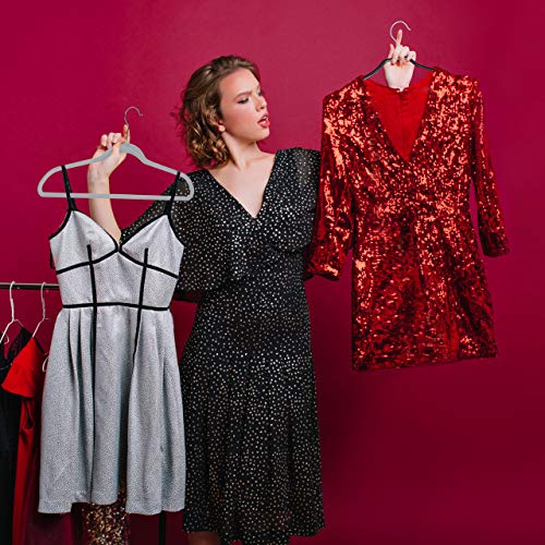 Relaxdays Non-Slip Clothes Hangers, Hooks, Shirt Holders, Metal, 42 cm, Set of 30, Black, PVC, 21 x 42 x 1cm Relaxdays Non-Slip Clothes Hangers, Hooks, Shirt Holders, Metal, 42 cm, Set of 30, Black, PVC, 21 x 42 x 1cm