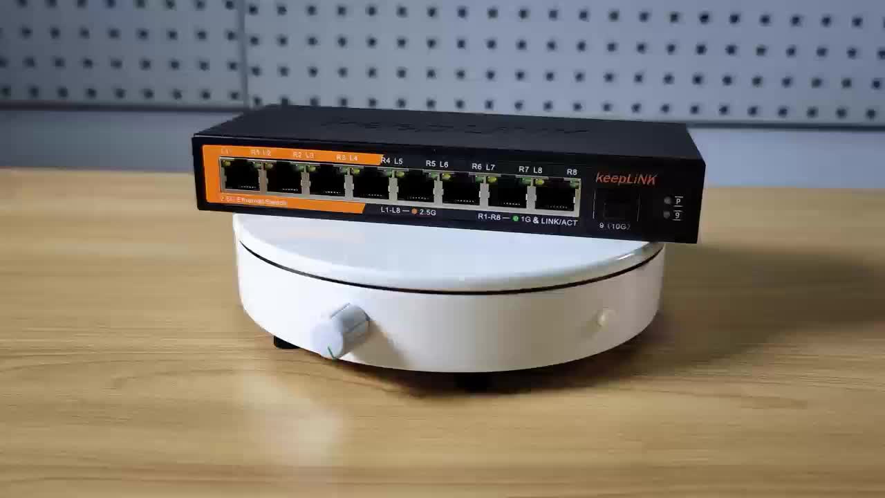 Amazon.co.jp: keepLiNK 8ポート2.5Gbpsスイッチングハブ 10GbE SFP+