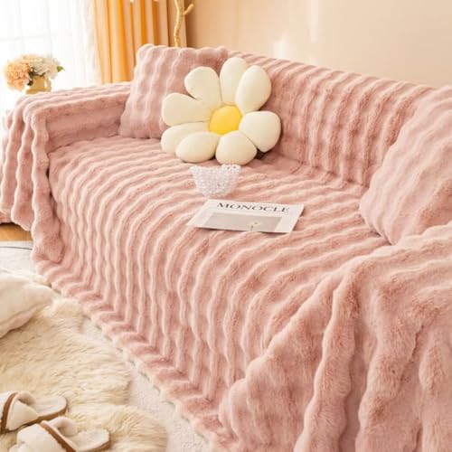 OSONA ソファーカバー マルチカバー ふわふわ 柔らかい 長方形 大判 肘付き 肘なし 多機能 厚地 肌触りが気持ちいい ブランケット 防寒対策 秋冬用 保温 無地 1人2人3人4人掛け シンプル 爪とぎ防止 傷防止 防塵 汚れ防止 ソファー保護カバー