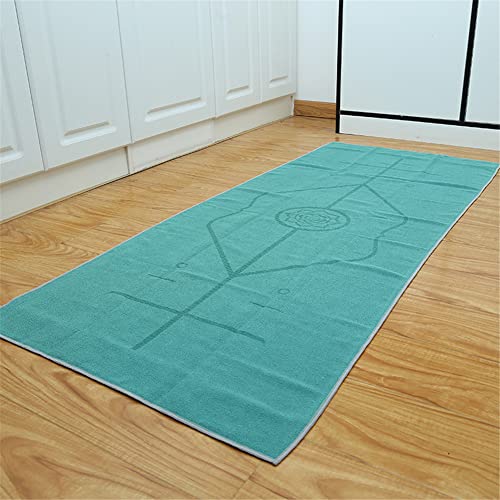 Morbuy Toalla de Yoga 185x63cm Esmeralda