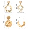 4-Pairs-Rattan-Earrings-Lightweight-Geometric-Statement-Tassel-Woven-Bohemian-Earrings-Handmade-Straw-Wicker-Braid-Hoop-Drop-Dangle-Earrings-For-Women-Girls-Style-B Defective products--0.1 Pairs Rattan Earrings Lightweight Geometric Statement Tassel Woven Bohemian Earrings Handmade Straw Wicker Braid Hoop Drop Dangle Earrings For Women Girls (Style B) Defective products--0.1 Pairs Rattan Earrings Lightweight Geometric Statement Tassel Woven Bohemian Earrings Handmade Straw Wicker Braid Hoop Drop Dangle Earrings For Women Girls (Style B)