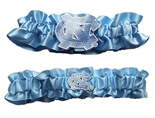 Divine Creations NCAA One to Keep, One to Throw Satin Garter Set