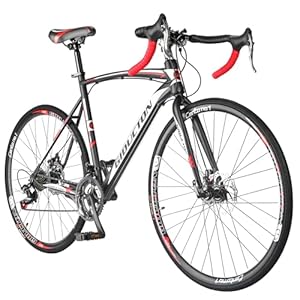 EUROBIKE Road Bike,21 Speed Bicycle with Disc Brake,700C Wheels Road Bikes for Men or Women,49cm/54cm Frame for Adult Cycling Bicycle