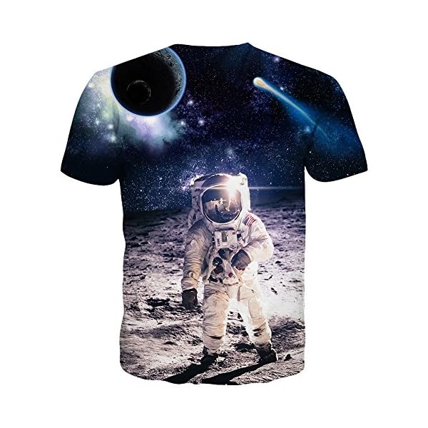 Neemanndy Unisex 3D Colorful Print Graphic Tee Shirts for Men Women and Teens - Image 3