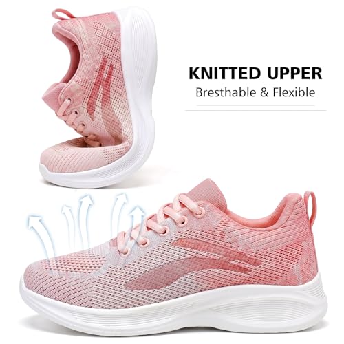 Image of Padgene Womens Sneakers Lightweight Tennis Walking Shoes Sports Running Shoes for Woman Mesh Breathable Gym Fashion Sneakers Athletic Comfortable Casual