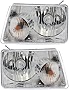 Compatible with Ford Ranger Headlights Lamps Set 2004 2005 2006 2007 2008 2009 2010 2011 Halogen Driver and Passenger Side
