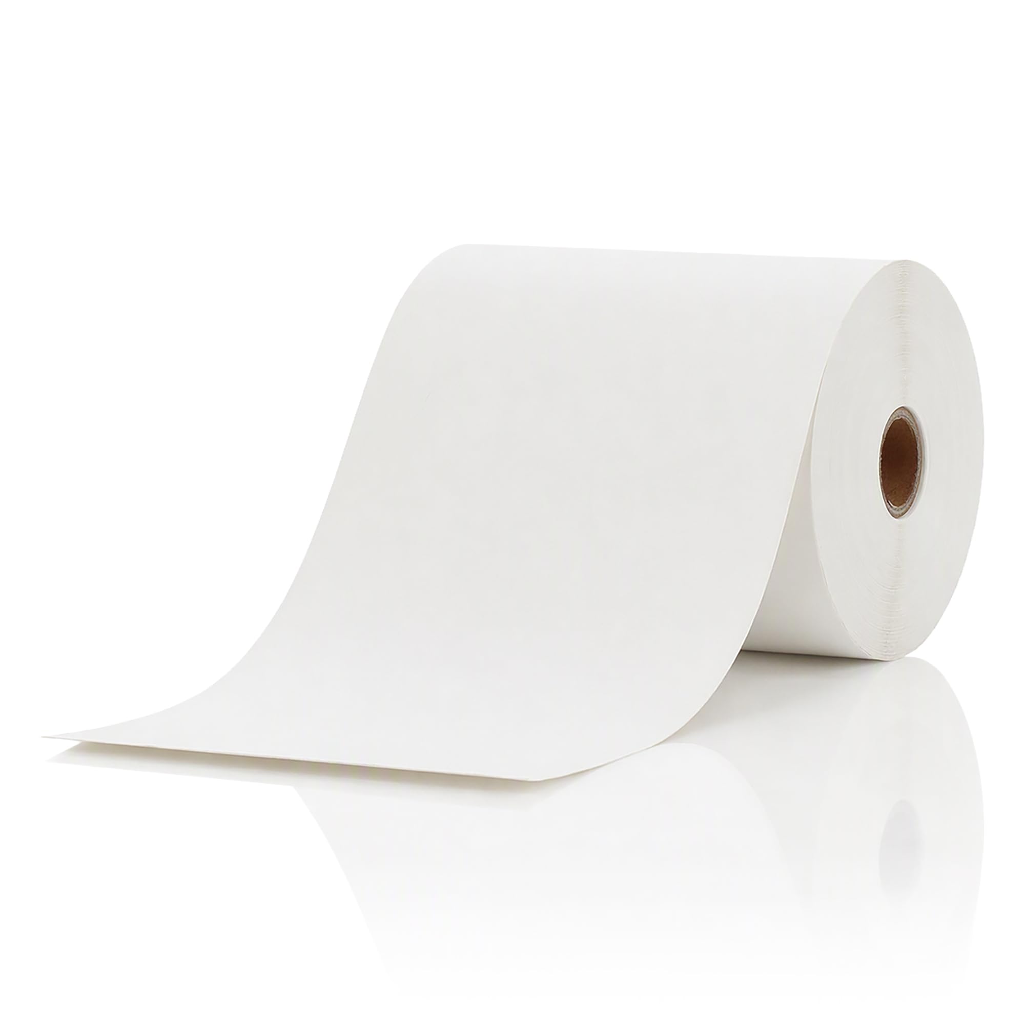 Labelident Thermo Linerless Versandetiketten 102 mm, 12 Rollen à 100 m endlos, Endlos Thermoetiketten, für DHL, DPD, Fedex, GLS, Hermes, UPS Versand, Ø 112 mm, stark selbstklebend, für Thermodrucker