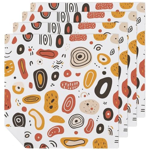 Servilletas de Tela Reutilizables Diseño Floral 4 unidades miniatura 1
