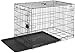 Amazon Basics Gabbia per cani in metallo, pieghevole, con vassoio di base e sportello singolo, 91,4 cm