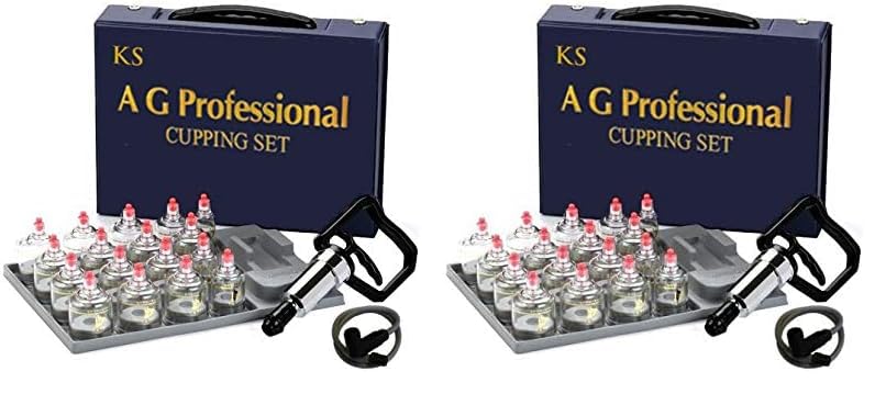 Image of Professional Cupping Set *Made in Korea* (17 Cups) with Extension Tube($3.00 Value) KS Choi Corp inchMade in Korea. inch (Pack of 2)