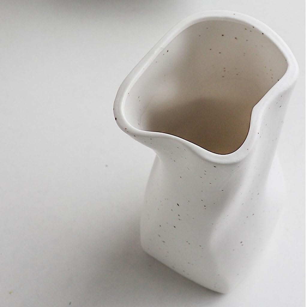 Vaso Vaso in ceramica creativa Decorazione della stanza Casa Soggiorno Disposizione dei fiori desktop Vaso di fiori irregolare Vaso In Ceramica