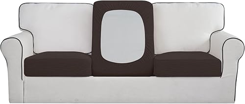 Vista 49 de Easy-Going - Funda de cojín elástica para sofá, funda de cojín protectora para asiento de sofá, suave, flexible con parte inferior elástica