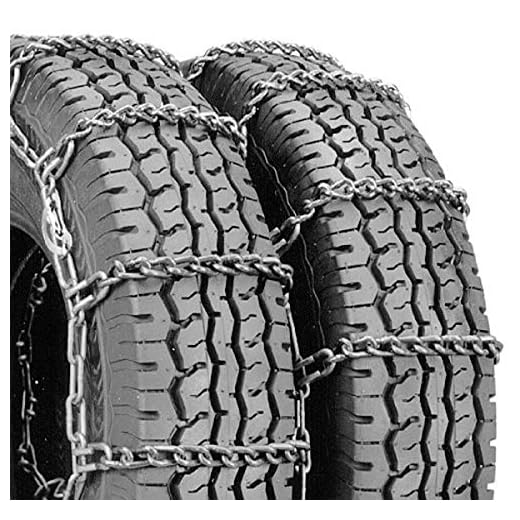 Security Chain Company QG4228CAM Quik Grip Type CAM-DT Light Truck Dual and Triple Tire Traction Chain - Set of 2