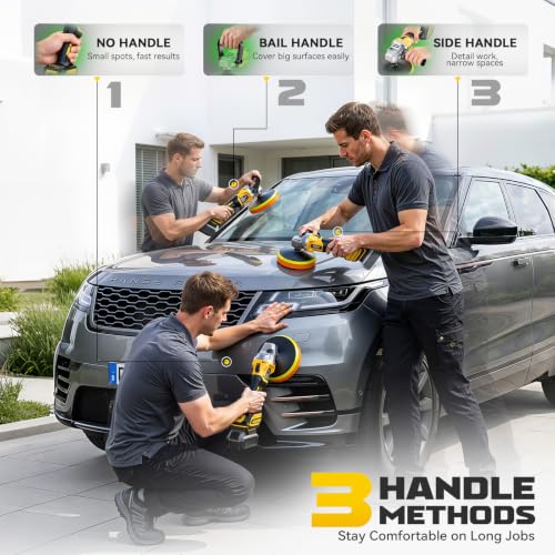 Ecarke Cordless Rotary Polisher Kit for DeWalt