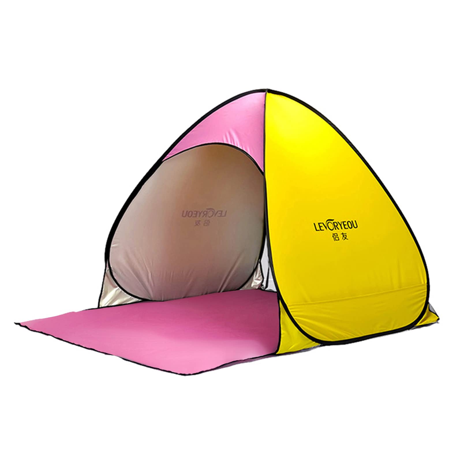 Outdoor Camping Tent Pop-Up Fun-Play Tent Automatic Instant Tent Uv Protection Tent Sun Shade Awning For Camping Beach Backyard