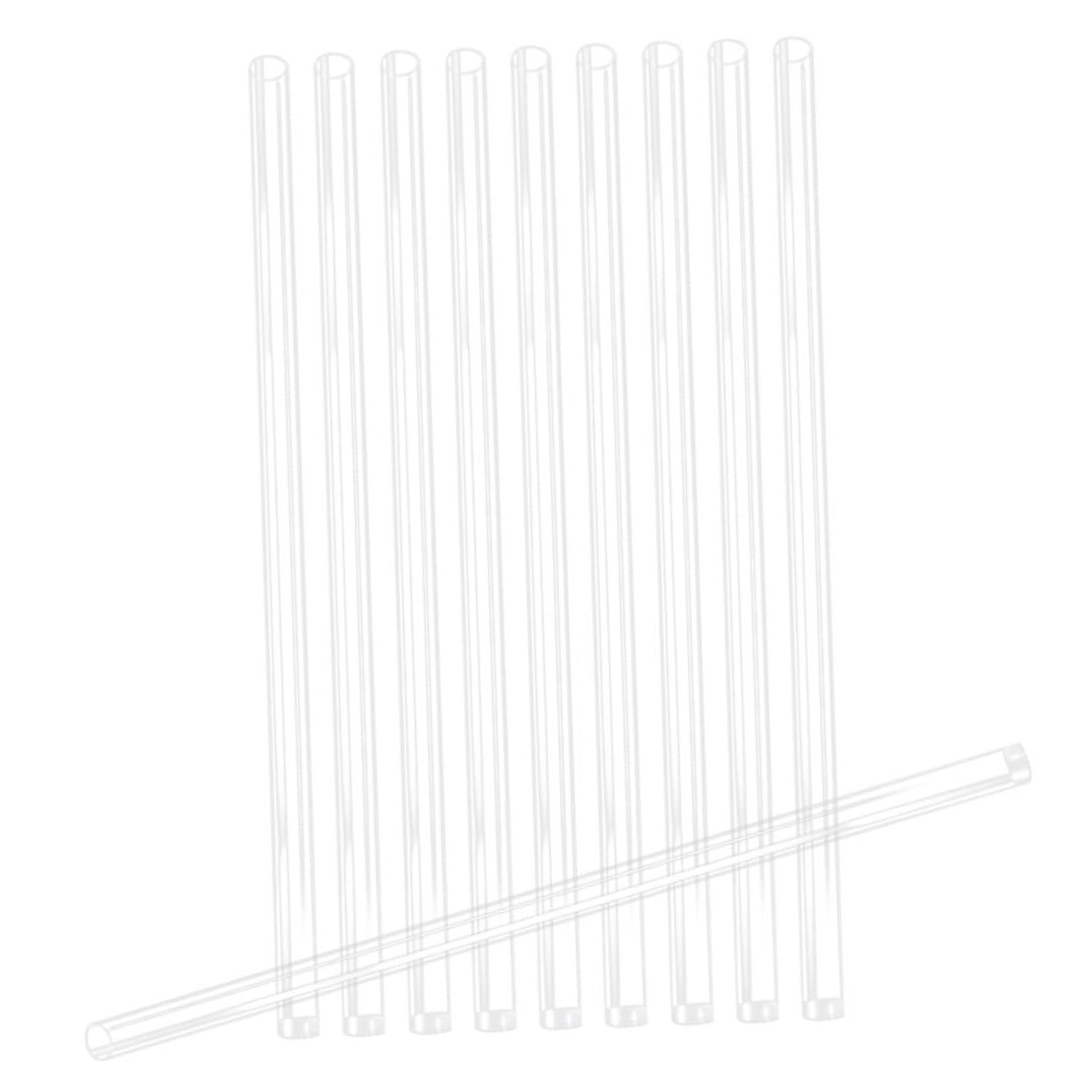 IWOWHERO 10pcs Replacement Shower Lights Tubes Meteor Lights Tube Stylish Plastic Protective Shell for Long-Lasting Outdoor Use