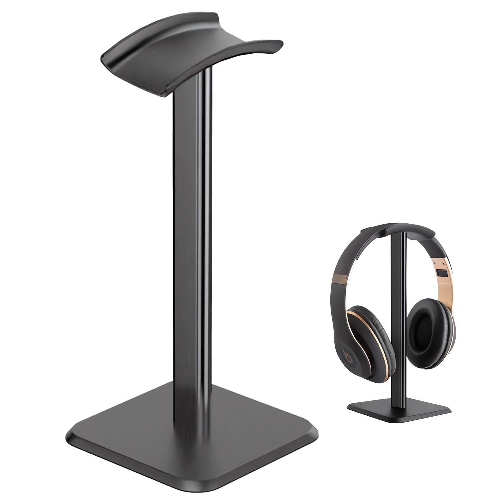 Black Aluminium Headphone Stand