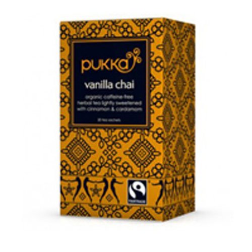PUKKA HERBAL TEAS TEA,CHAI,OG2,VANILLA, 20 BAG Grocery & Gourmet Food