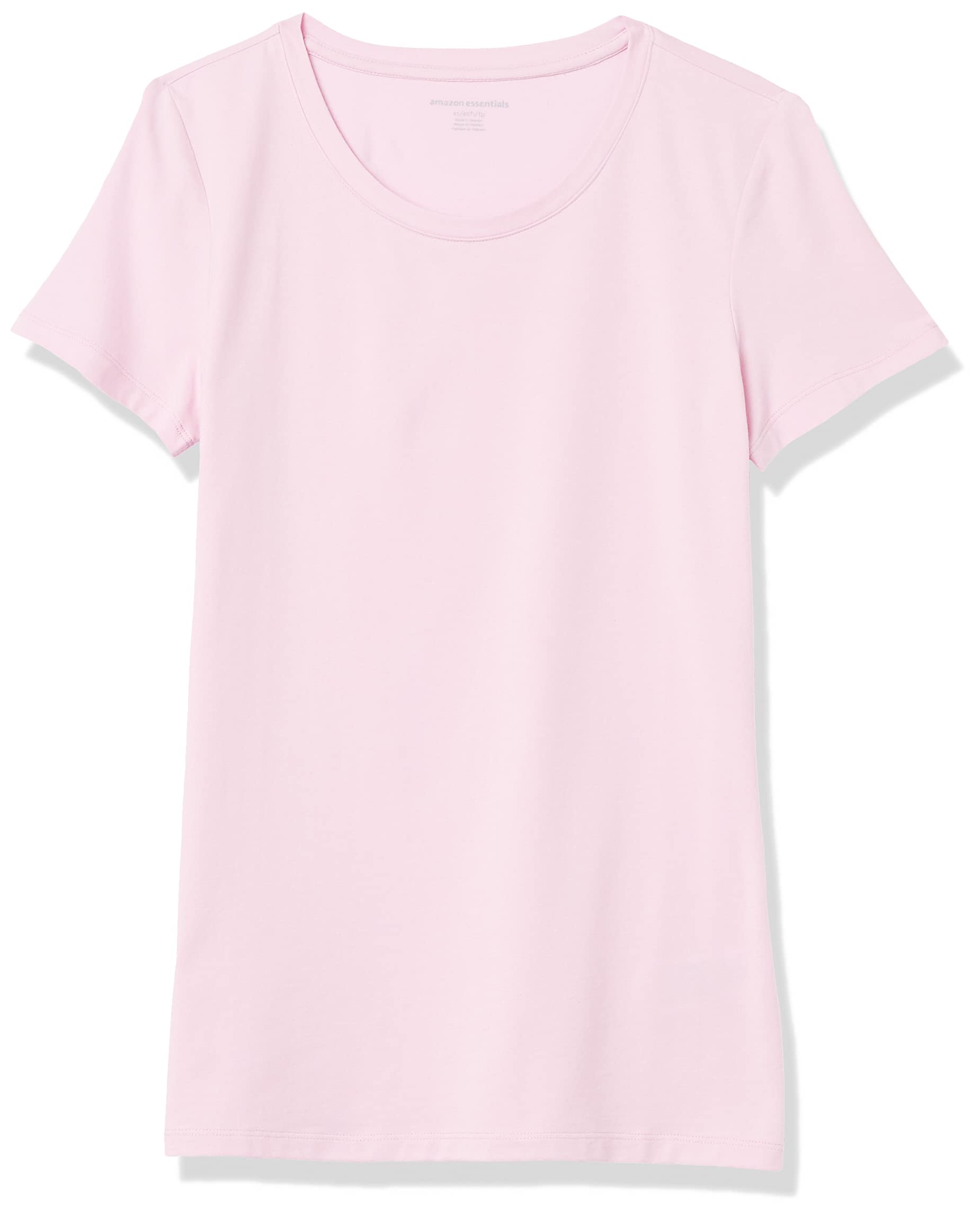 Amazon Essentials Damski T-shirt z krótkim rękawem i okrągłym dekoltem