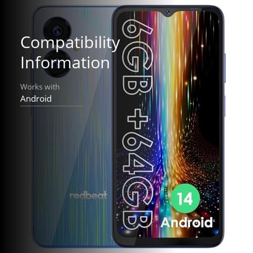 Brandredbeat Unlocked Android 14 Smartphone D5 Phone の商品画像 2