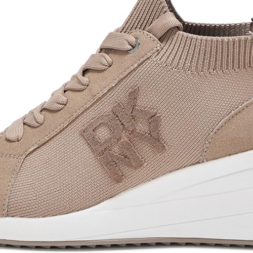 Image of DKNY Women's Abbi Knit Slip-On Logo Sneaker