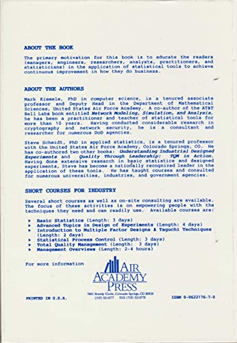 Basic Statistics : Tools for Continuous Improve... 0962217670 Book Cover