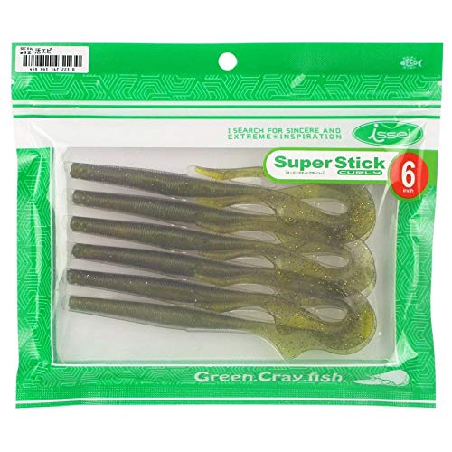 一誠 スーパースティックカーリー 6inch issei Super Stick Curly 12 活エビ 6本入