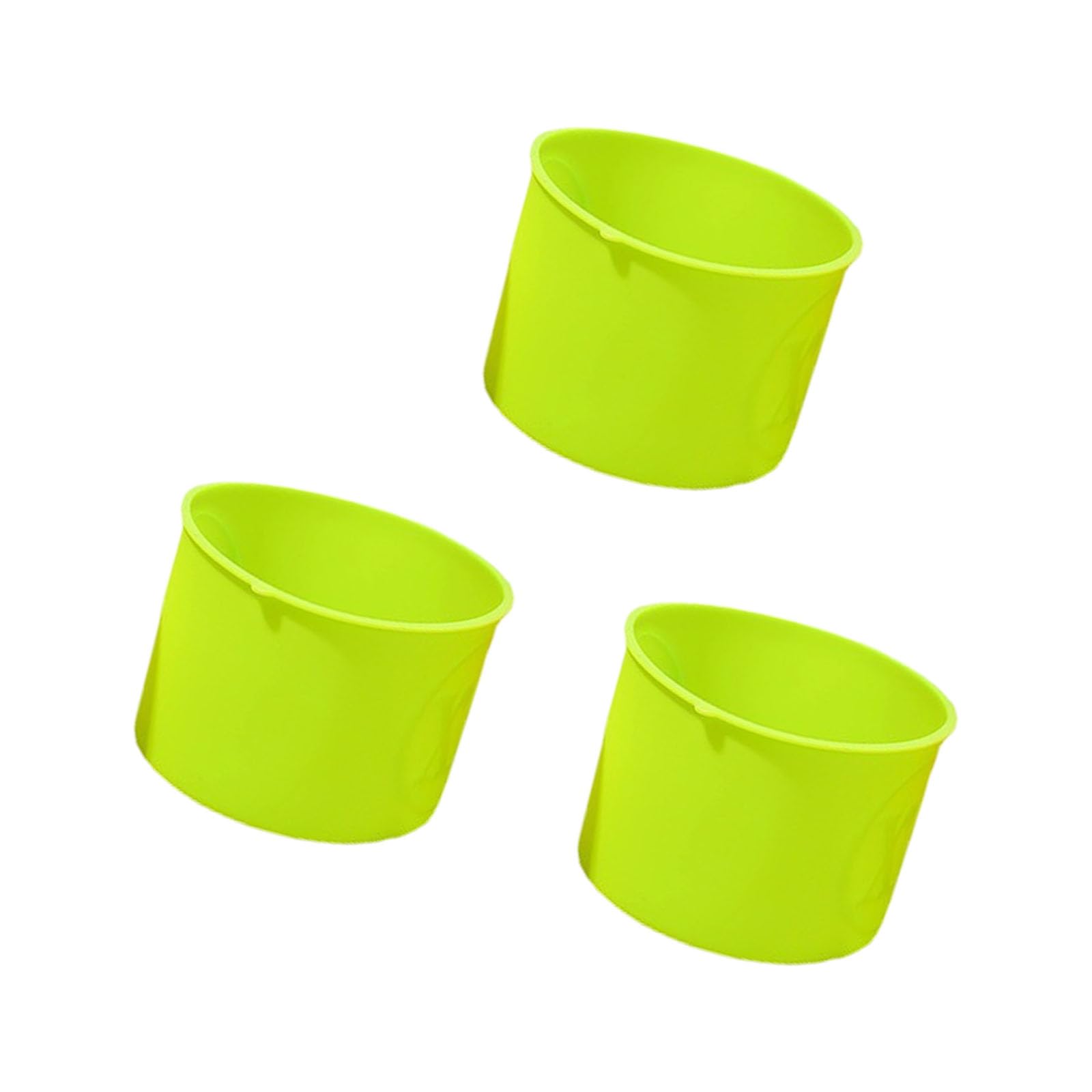 TFAOYS Of 3 Colorful Round Silicone Cake Molds for Baking Desserts and Pastries Bakeware for Parties and Family Gatherings Baking Molds Set