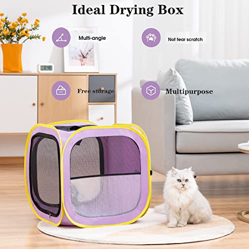 Caja de secado para mascotas ideal para el baño en pisos pequeños 3