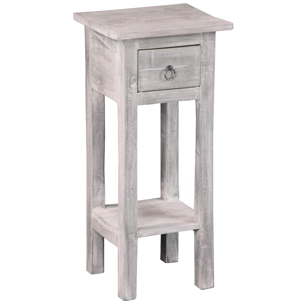 Sunset Trading Shabby Chic Cottage Accent Table, Sky Blue