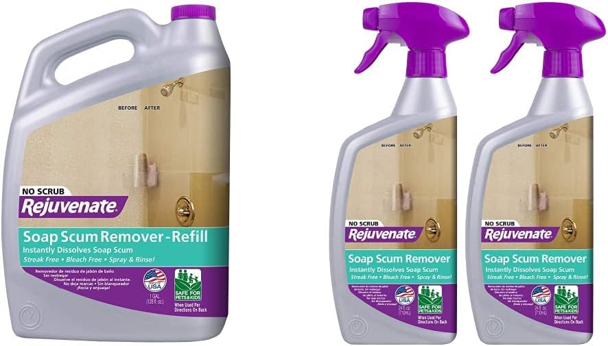 Rejuvenate Scrub Free Soap Scum Remover Cleaning Formula
