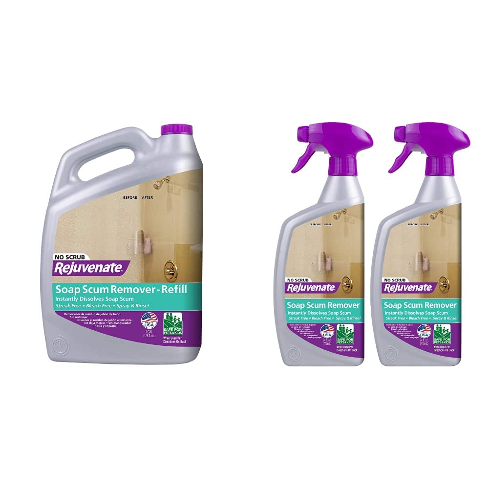 Rejuvenate Scrub Free Soap Scum Remover Cleaning Formula