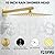 Fatspas Shower System with Tub Spout, Shower Faucet Set with 10 Inch Rain Showerhead Handheld Shower Tub Spout, Wall Mounted High-Pressure Showerhead Combo Set Included Valve and Trim, Brushed Gold