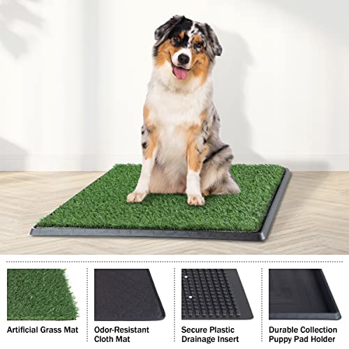 Petmaker PET6199 Artificial Grass Puppy Pee Pad For Dogs And Small Pets - 20X25 Reusable 4-Layer Training Potty Pad With Tray thumb #2