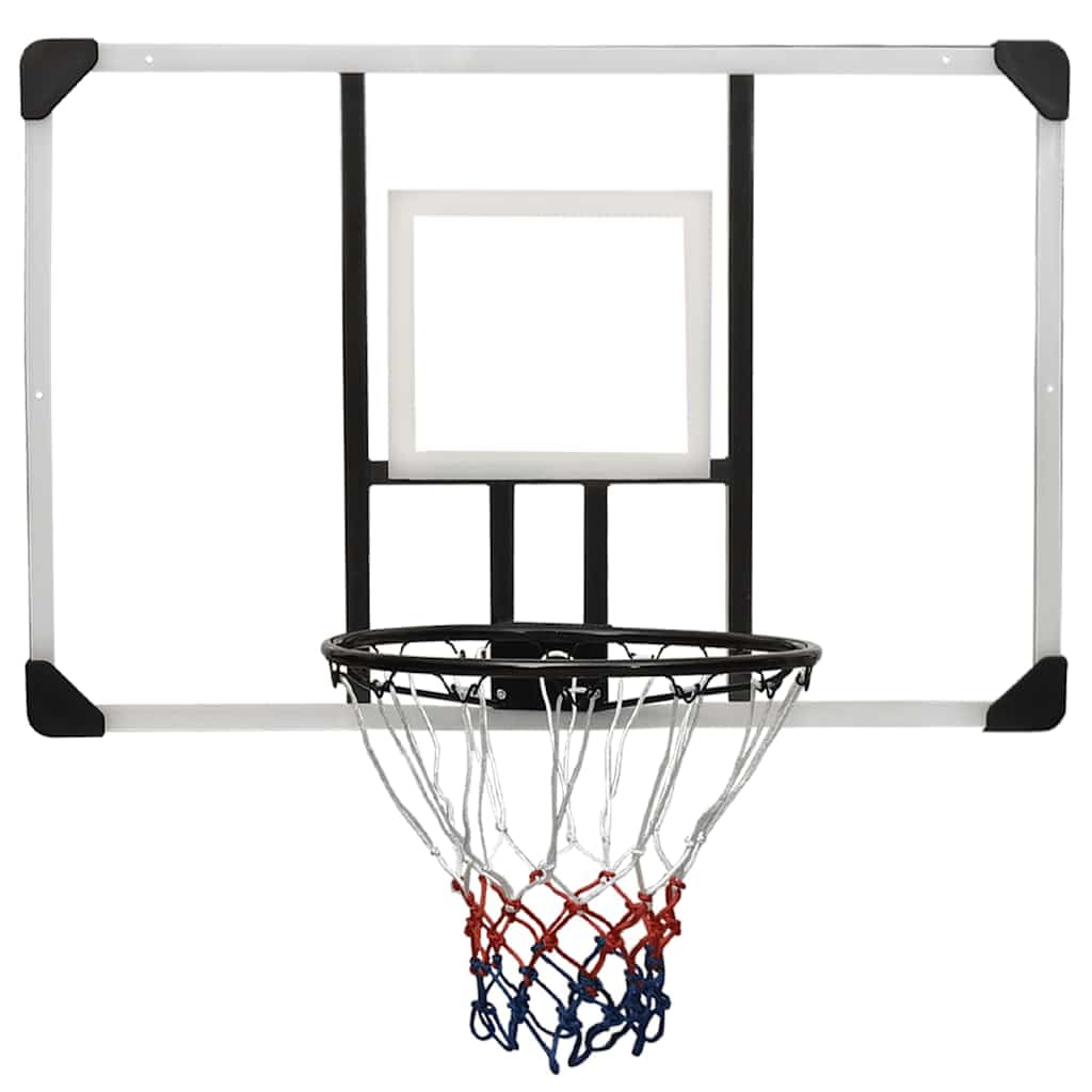 Generisch Basketballkorb Transparent 106x69x3 cm Polycarbonat,Sportartikel,Athletik,Basketball,Basketballkorbteile & -zubehör,Basketball-Korbbretter,93668