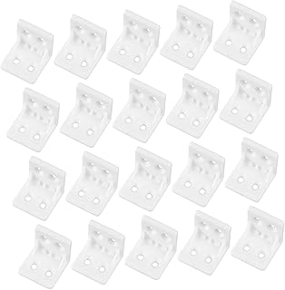 SEWOART Corner Shelf 20pcs Corner Code Heavy Duty Plastic Shelving Storage Shelves Heavy Duty Corner Shelves Plastic Shelves Wall Mounted