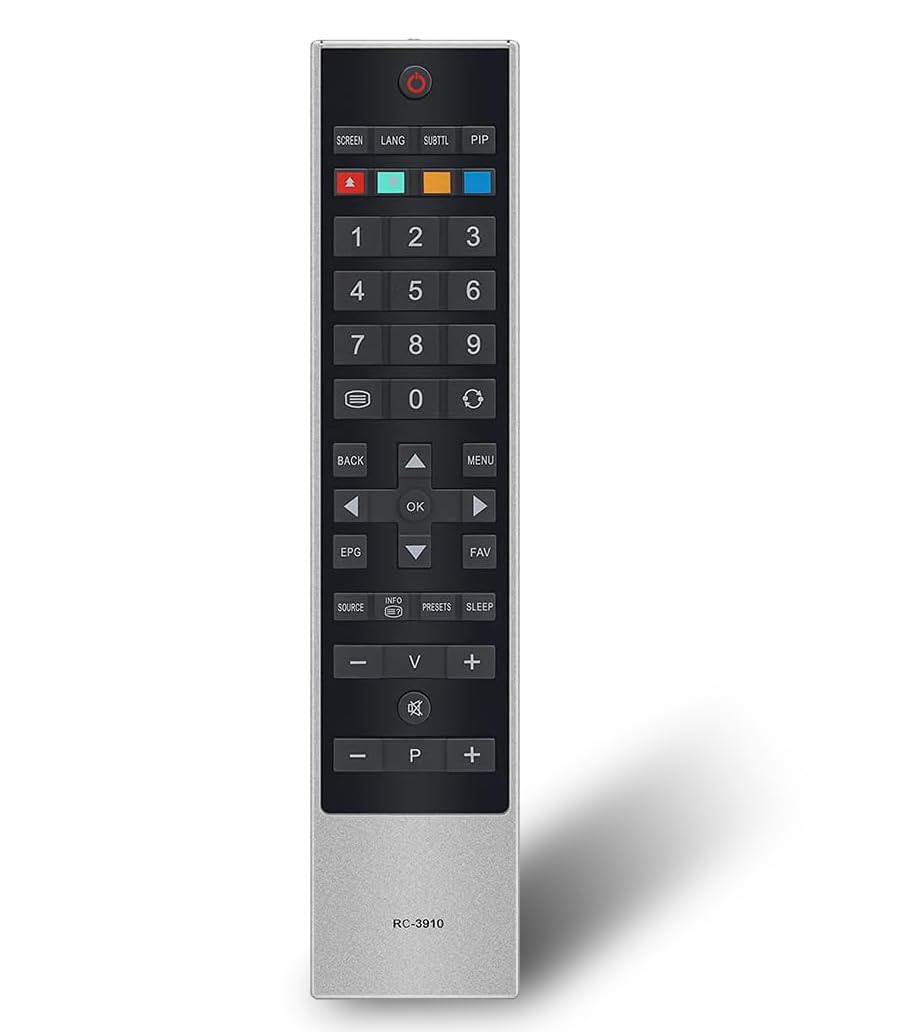 CT-3910 Replacement Remote Control for Toshiba LCD TV 46BL702B 19BL502B 22BV501B 22BL702B 40BV702B 40BV701B 40KV701B 40BL702B 37BV701B 32KV501B 32BV502B 32KV500B 32E1633DB