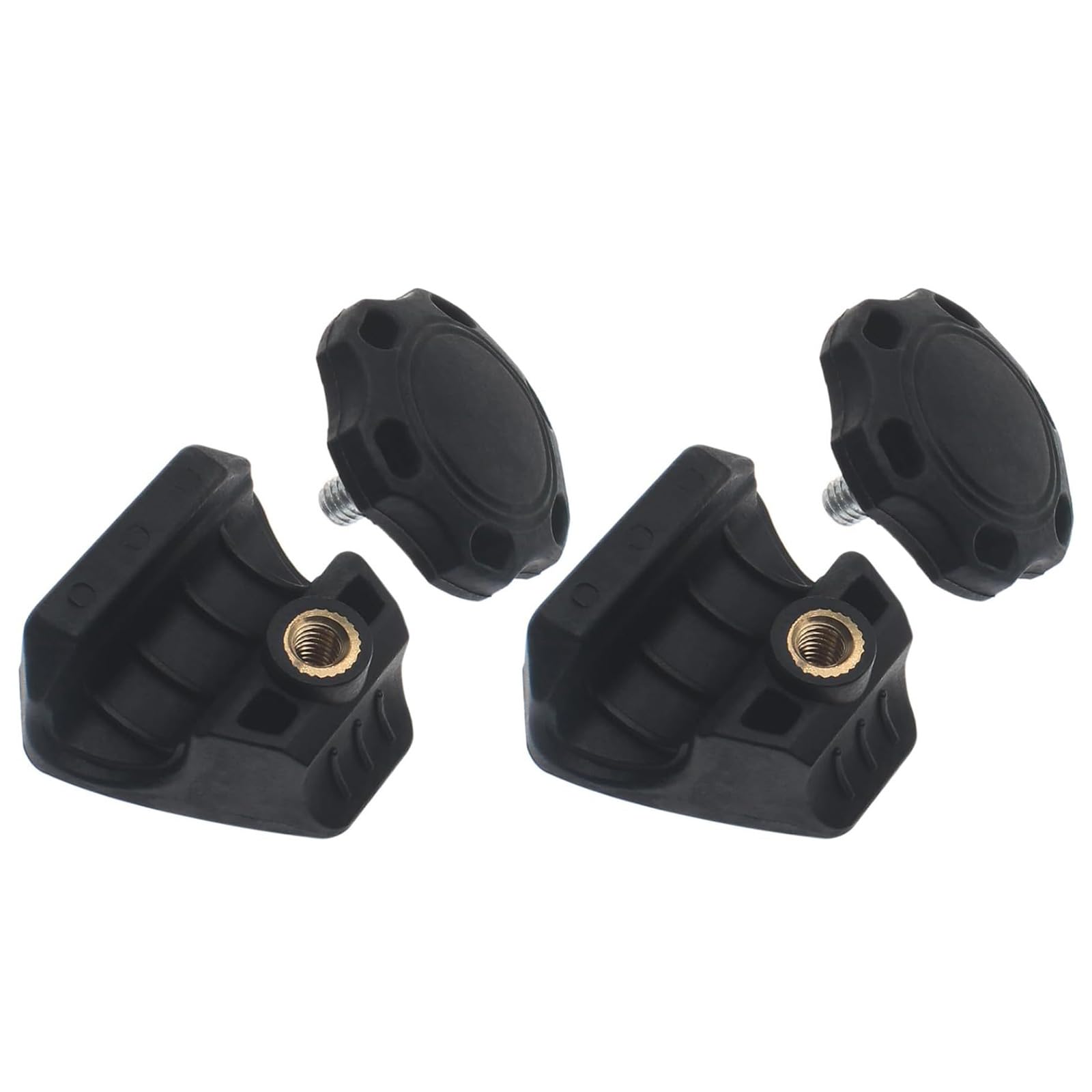 2 pezzi di nylon caschi visori clip di ricambio caschi da calcio viti chiusura rapida rilascio clip caschi da calcio accessorio