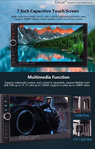 Android 10.0 Car Radio Double Din Car Stereo GPS Navigation 2G+32G Bluetooth Head Unit 7 inch Touchscreen 2 Din Car Audio Video Player Support Phone Mirror OBD2 3G/4G/WiFi USB SD AUX + Backup Camera