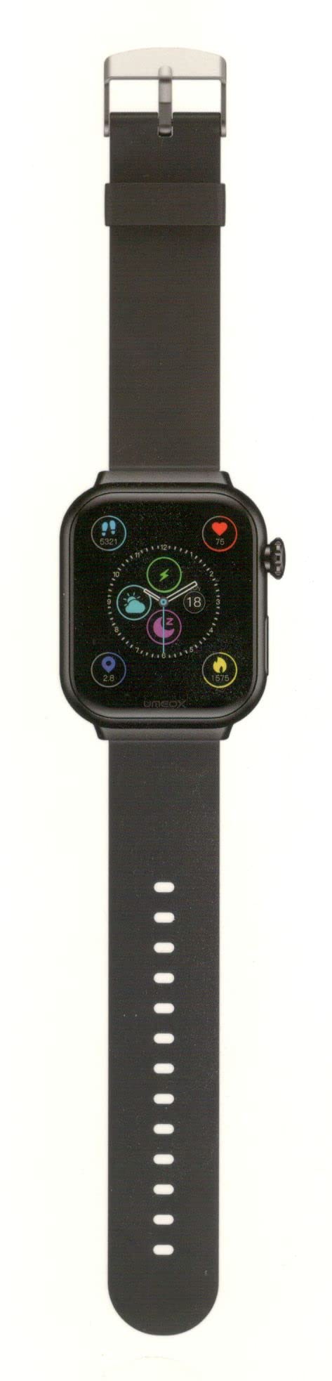 Smart Watch, Fitness Tracker with 24/7 Heart Rate, Blood Oxygen, Blood Pressure, Sleep Monitor, 1.69" Touch Screen IP68 Waterproof Smartwatch, Step Counter Watch for Kids Women Men for iOS Android